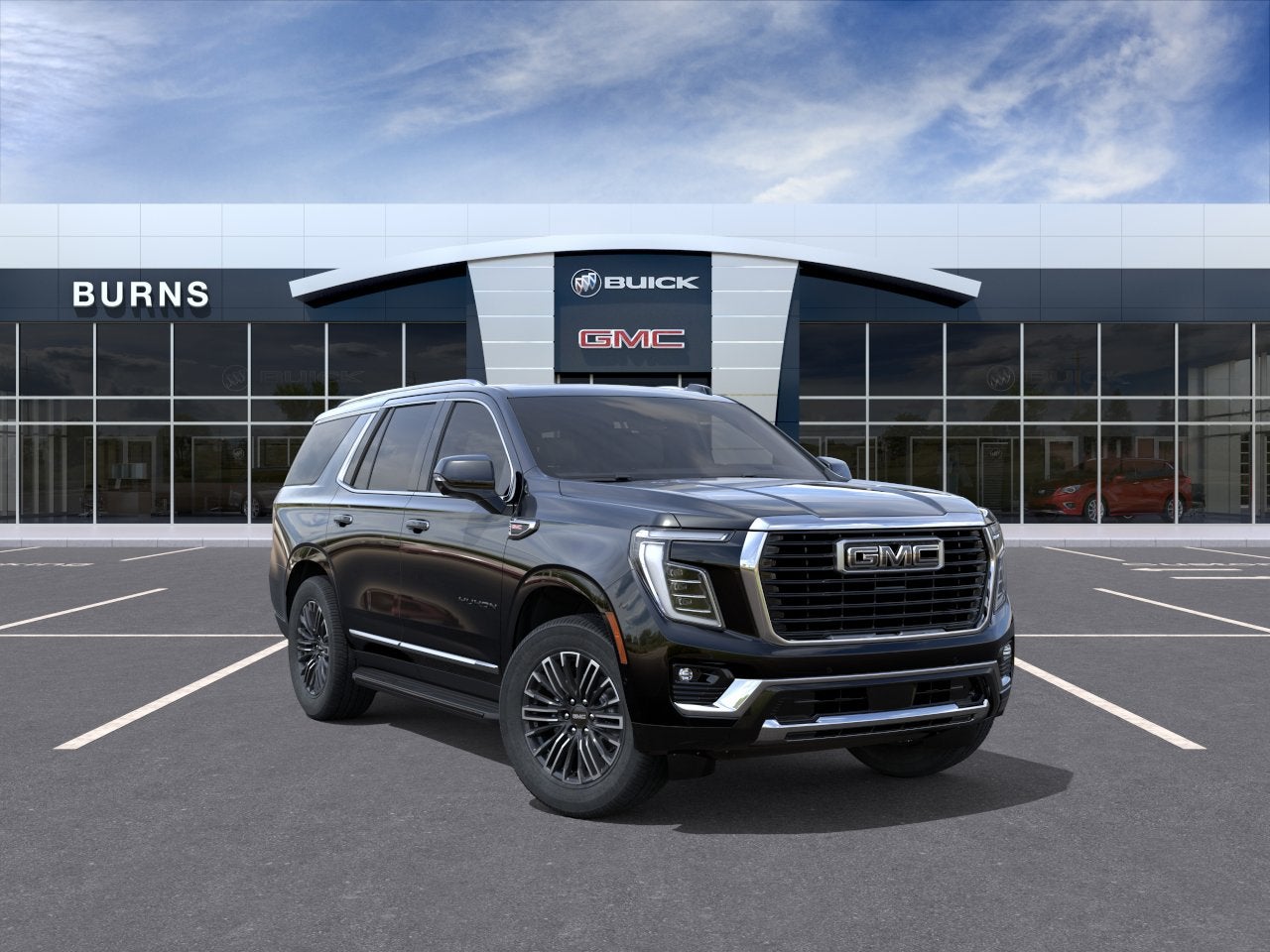 2026 GMC Yukon Elevation in Onyx Black — front three-quarter view