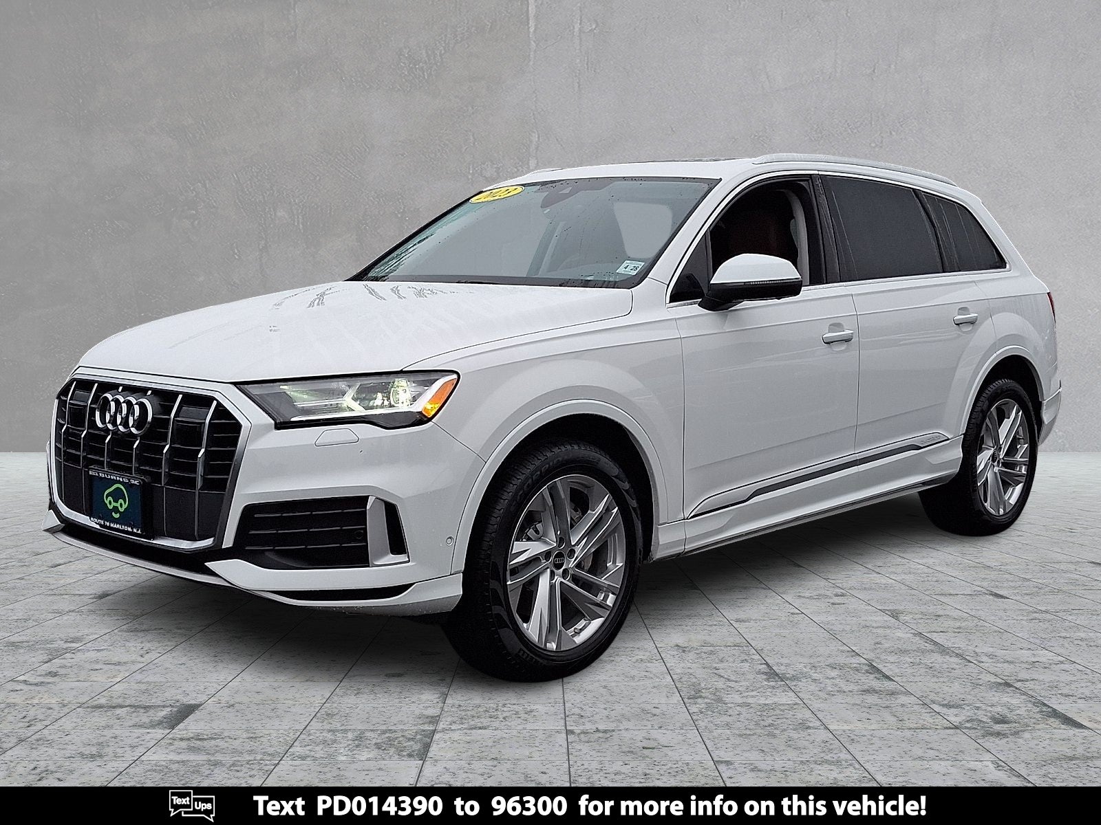 2023 Audi Q7 Premium 45 TFSI quattro Tiptronic in White — front three-quarter view